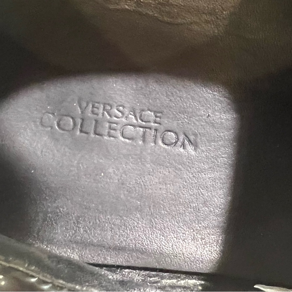 Versace Collection Black Red Sneakers
Men’s Size 11 US / 44 EU – Model VS 081 - Picture 10 of 12